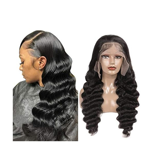 QUEEN COLLECTION- LooseDeep Wave Front Lace Wig (150 Density)