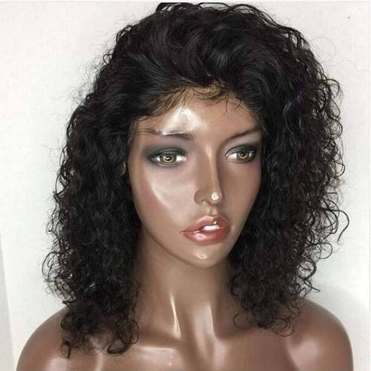 BADDIE ON A BUDGET COLLECTION- Curly Lace Front Wig (130 Density)
