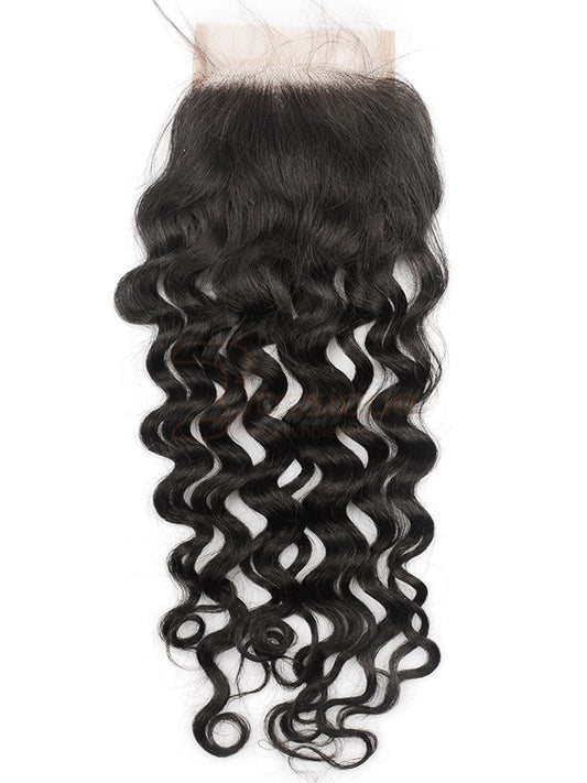 BADDIE ON A BUDGET COLLECTION- 4x4” Free-Part HD Lace Closure- Curly Hair {5-7 Business Days}
