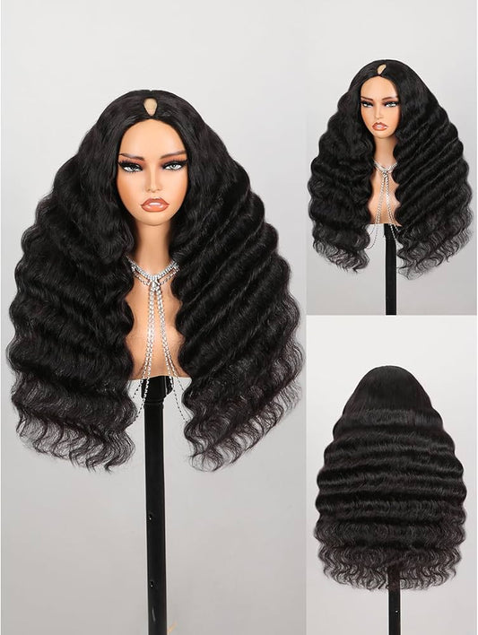 LAVISH COLLECTION- V Part Wig- LooseDeep Wave Hair