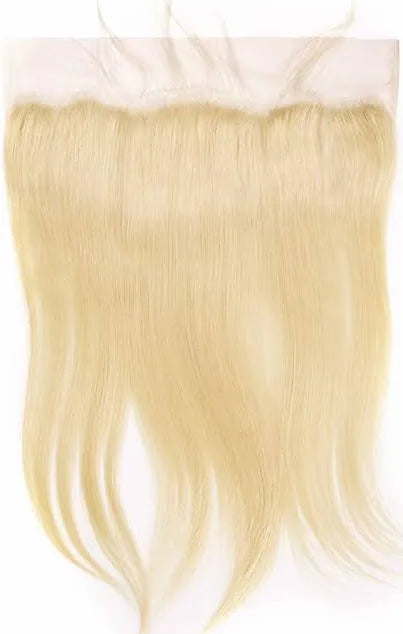 BADDIE ON A BUDGET COLLECTION- 13x4” Free-Part Frontal- Straight Hair *Platinum Blonde (613)*