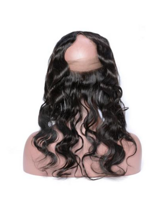 BADDIE ON A BUDGET COLLECTION- 360 Free-Part Frontal- Curly Hair