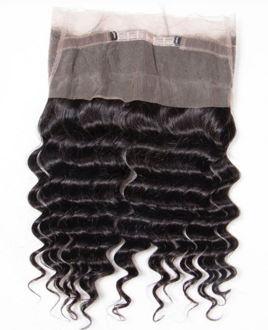 LAVISH COLLECTION- 360 Free-Part Frontal-  Loose Deep Wave Hair