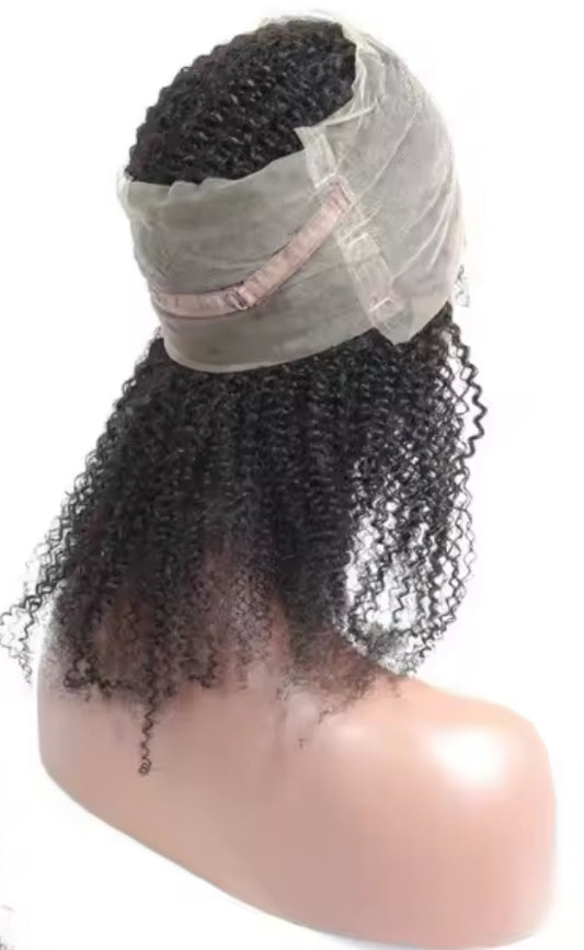 QUEEN COLLECTION- 360 Free-Part Frontal- Kinky Curly Hair