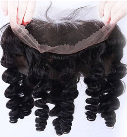QUEEN COLLECTION- 360 Free-Part Frontal- Loose Deep Wave Hair