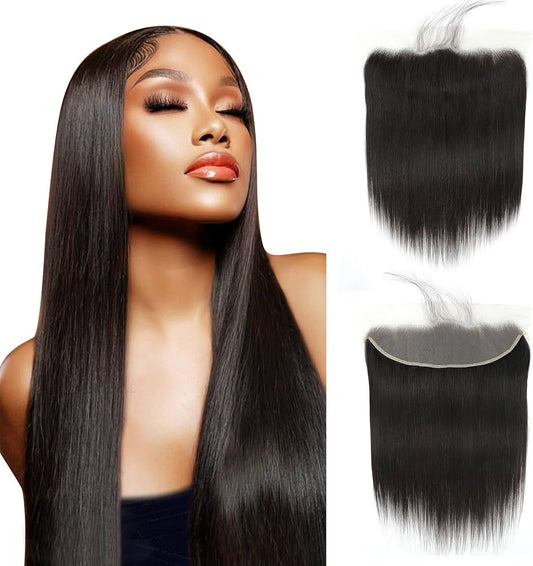 CROWNED PRINCESS COLLECTION- 13x4” Free-Part Frontal- Straight Hair
