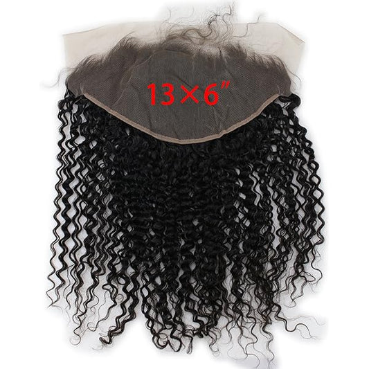 QUEEN COLLECTION- 13x6” Frontal- Kinky Curly Hair