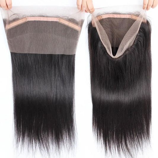 LAVISH COLLECTION- 360 Free-Part Frontal- Straight Hair