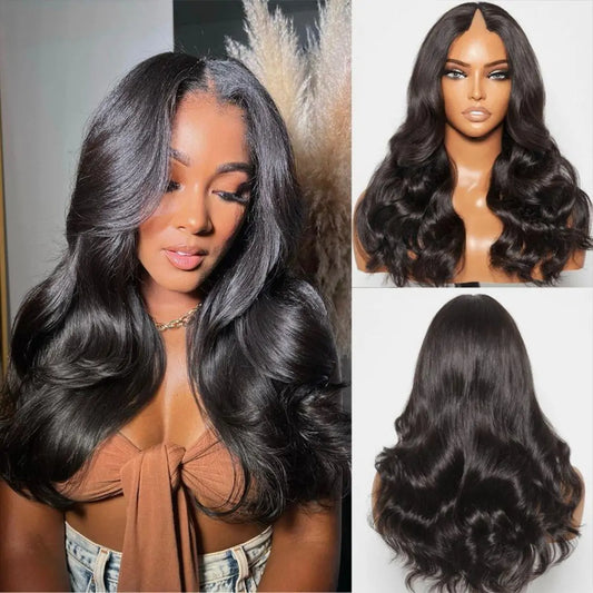 QUEEN COLLECTION- V Part Wig- Bodywave Hair