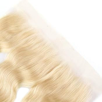 QUEEN COLLECTION- 13x4” Free-Part Frontal- Curly *Platinum Blonde (613)*