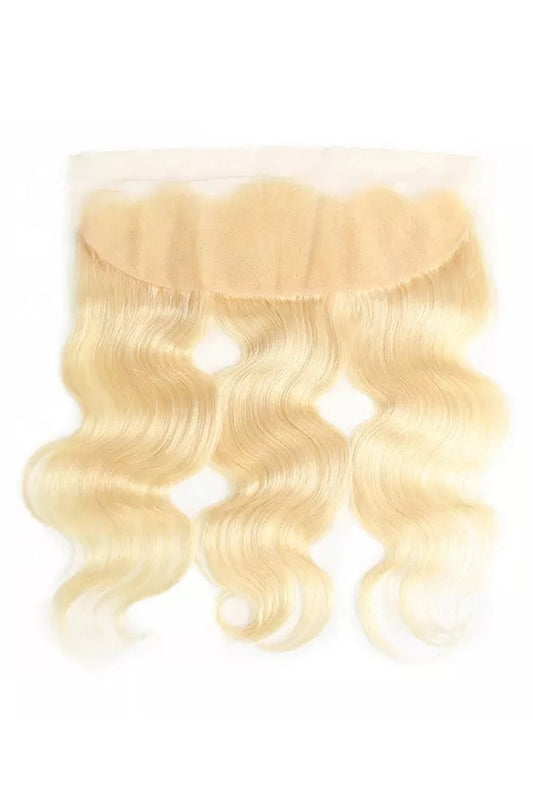 QUEEN COLLECTION- 13x4” Free-Part Frontal- Bodywave *Platinum Blonde (613)*