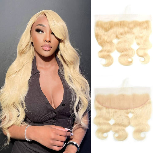 LAVISH COLLECTION- 13x4” Free-Part Frontal- Bodywave *Platinum Blonde (613)*