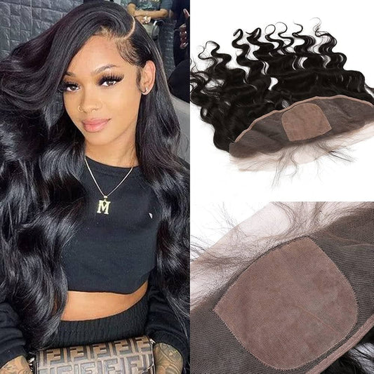 LAVISH COLLECTION 13x4” Free-Part Frontal (Silk Lace)- Kinky Curly