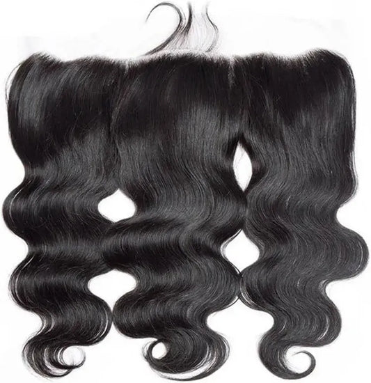 BADDIE ON A BUDGET COLLECTION- 13x4” Free-Part Frontal (Transparent Lace)- Bodywave Hair