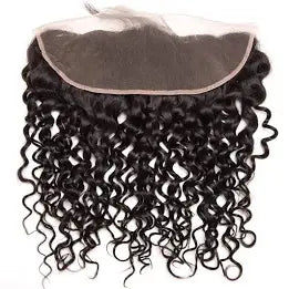 BADDIE ON A BUDGET COLLECTION- 13x4” Free-Part Frontal (Transparent Lace)- Curly Hair