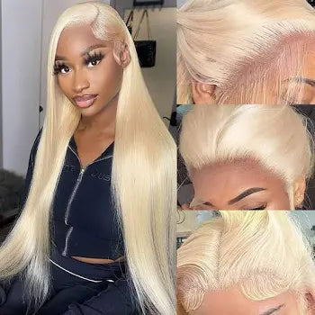 LAVISH COLLECTION- 13x4” Free-Part Frontal- Straight Hair *Platinum Blonde (613)*