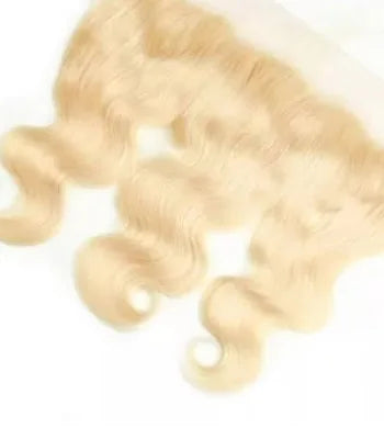 CROWNED PRINCESS COLLECTION- 13x4” Free-Part Frontal- Bodywave *Platinum Blonde (613)*