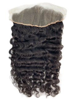 QUEEN COLLECTION- 13x4” Free-Part Frontal- Curly Hair