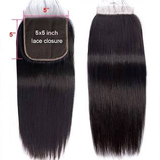 LAVISH COLLECTION- 5x5” Free-Part Closure- Straight Hair