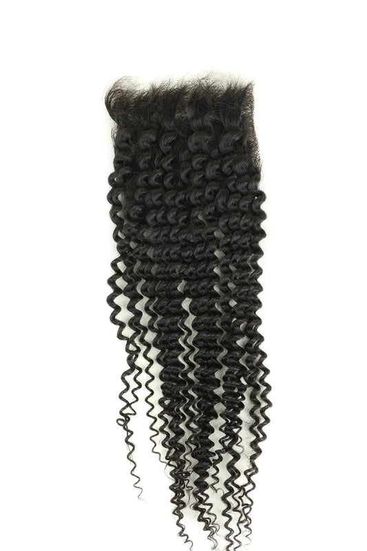 LAVISH COLLECTION- 5x5” Free-Part Closure- Kinky Curly Hair