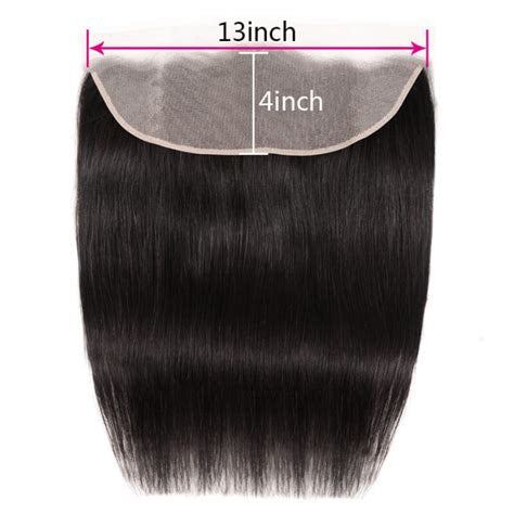 LAVISH COLLECTION- 13x4” Frontal (Transparent Lace)- Straight Hair
