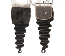 BADDIE ON A BUDGET- 6x6” Standard Lace- Loose Deep Wave Hair {5-7 Business Days}