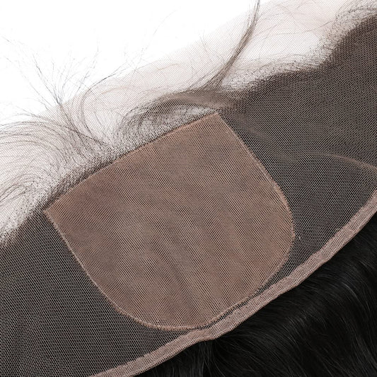 BADDIE ON A BUDGET COLLECTION- 13x4” Free-Part Frontal (Silk Lace)- Straight Hair