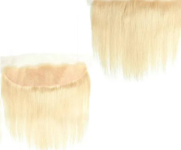 BADDIE ON A BUDGET COLLECTION- 13x4” Free-Part Frontal- Straight Hair *Platinum Blonde (613)*