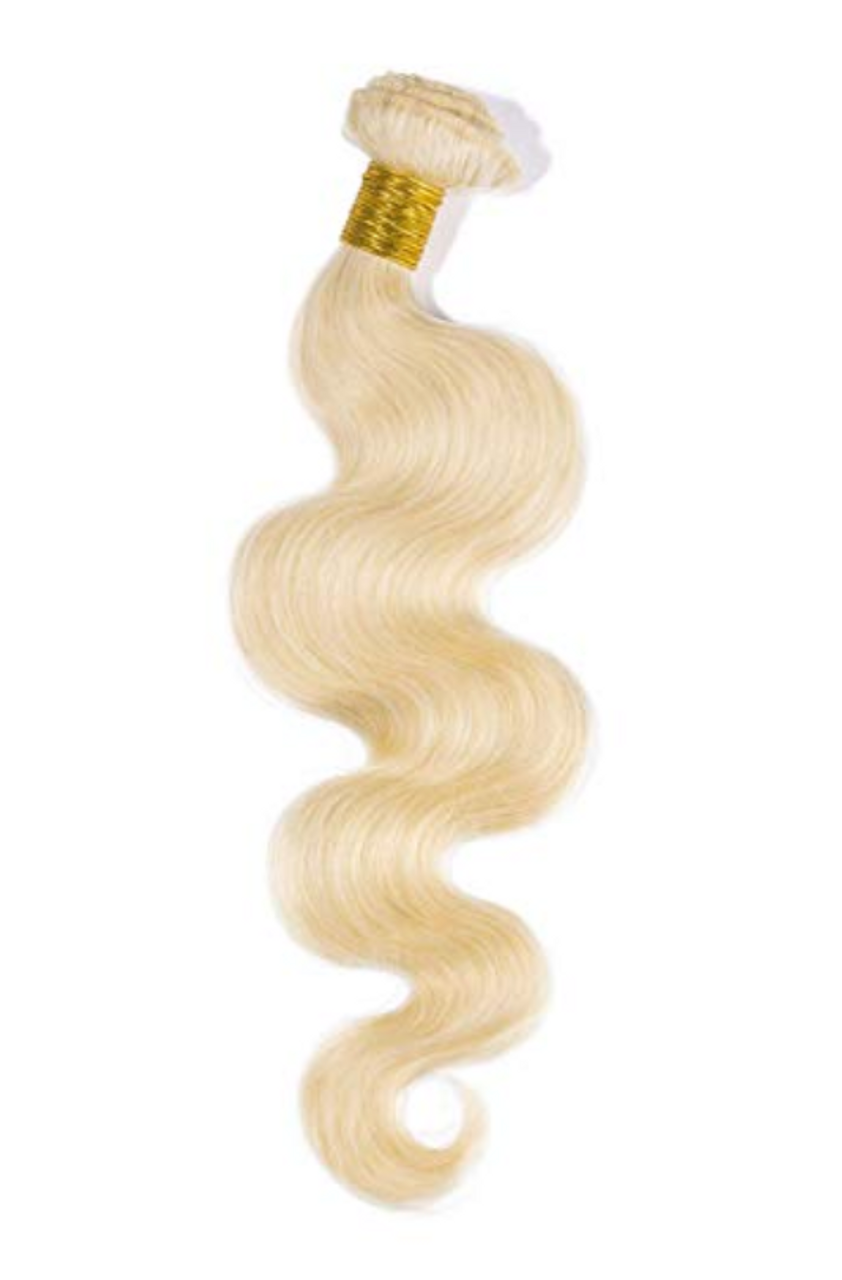 BADDIE ON A BUDGET COLLECTION- (613) **Platinum Blonde** -Bodywave Hair