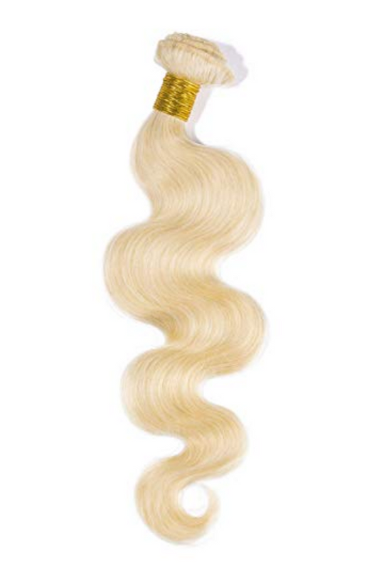 BADDIE ON A BUDGET COLLECTION- (613) **Platinum Blonde** -Bodywave Hair