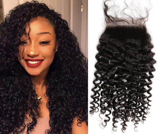 LAVISH COLLECTION- 5x5” Closure (HD Lace) Kinky Curly Hair {5-7 Business Days}