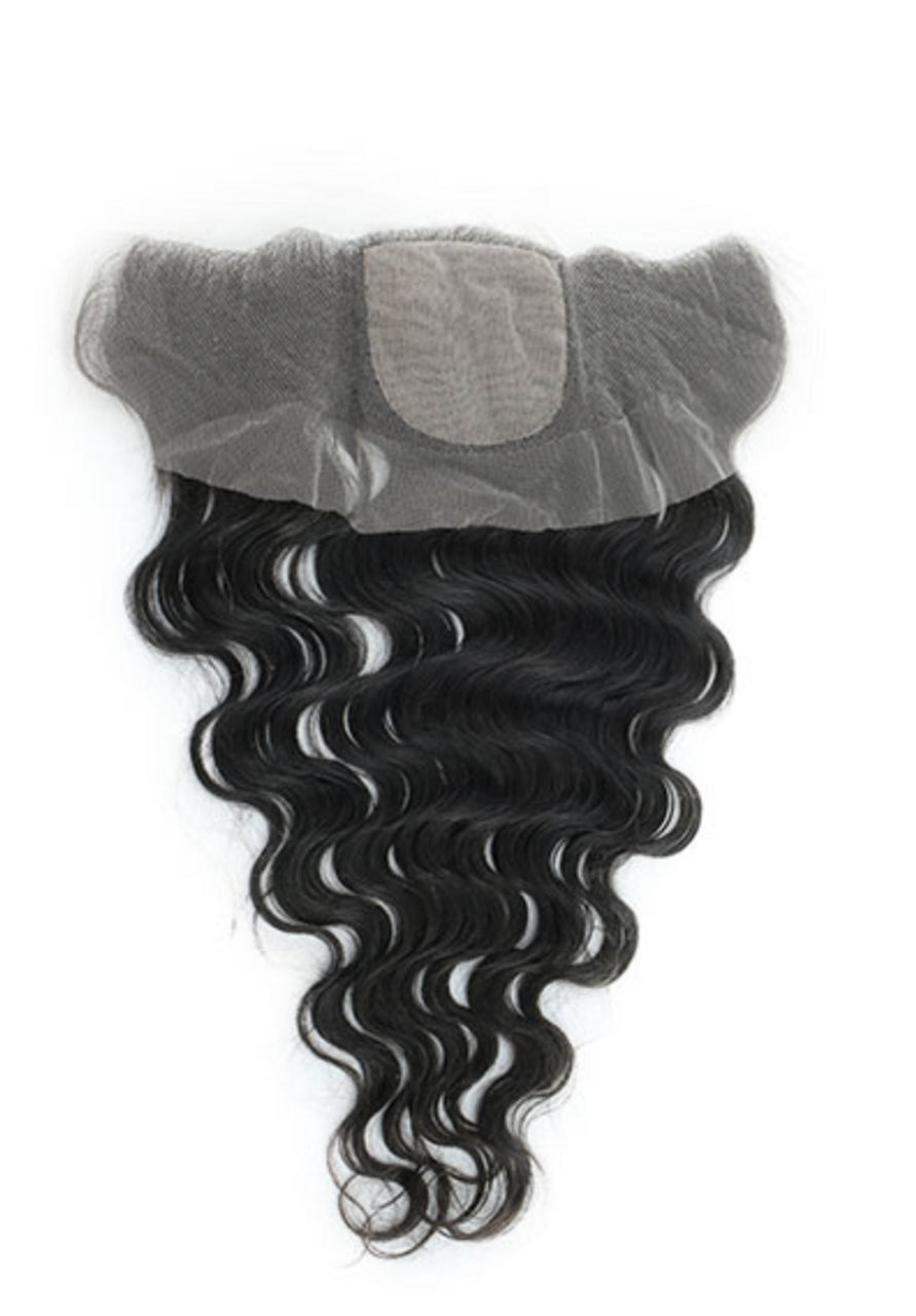BADDIE ON A BUDGET COLLECTION- 13x4” Free-Part Frontal (Silk Lace)- LooseDeep Wave Hair